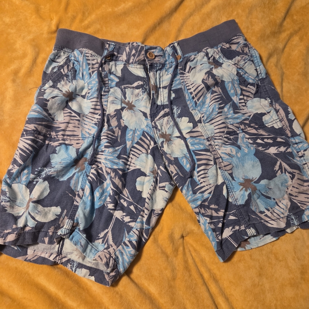Sonoma Blue and White Modern Fit Shorts
